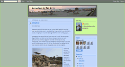 Desktop Screenshot of annelienintelaviv.blogspot.com