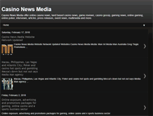 Tablet Screenshot of casinonewsmedia.blogspot.com