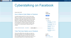 Desktop Screenshot of facebookcyberstalking.blogspot.com