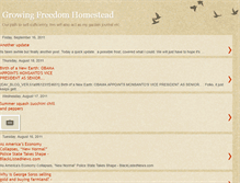 Tablet Screenshot of growingfreedomhomestead.blogspot.com