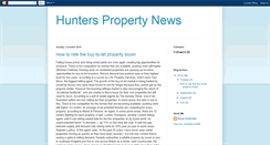 Desktop Screenshot of hunterspropertynews.blogspot.com