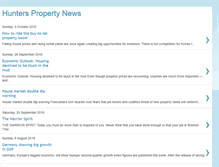 Tablet Screenshot of hunterspropertynews.blogspot.com