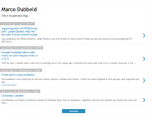 Tablet Screenshot of marcodubbeld.blogspot.com