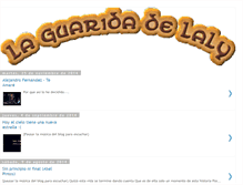 Tablet Screenshot of laguaridadelaly.blogspot.com