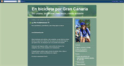Desktop Screenshot of bicicanarias.blogspot.com