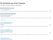 Tablet Screenshot of bicicanarias.blogspot.com