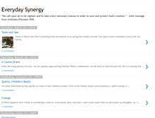 Tablet Screenshot of everydaysynergy.blogspot.com