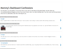 Tablet Screenshot of mommysdashboardconfessions.blogspot.com