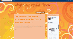 Desktop Screenshot of healthandfitnessforyou2011.blogspot.com