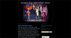 Desktop Screenshot of mammamiabroadwaynews.blogspot.com