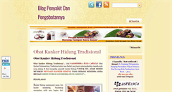 Desktop Screenshot of blogpenyakitdanpengobatannya019.blogspot.com