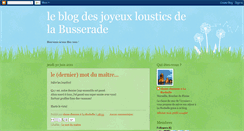 Desktop Screenshot of lesjoyeuxloustics.blogspot.com