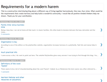 Tablet Screenshot of modernharem.blogspot.com