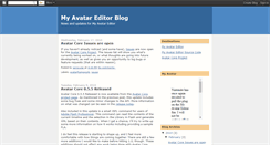 Desktop Screenshot of myavatareditor.blogspot.com