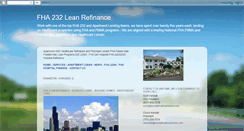 Desktop Screenshot of fha232refinance.blogspot.com