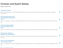 Tablet Screenshot of christian-muslim-debate.blogspot.com