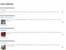 Tablet Screenshot of lillhjartat.blogspot.com