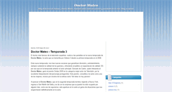 Desktop Screenshot of doctor-mateo.blogspot.com