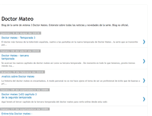 Tablet Screenshot of doctor-mateo.blogspot.com