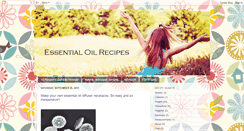 Desktop Screenshot of essentialoilrecipes.blogspot.com