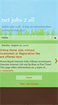Mobile Screenshot of netjobs2all-jobs.blogspot.com