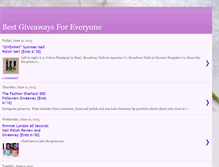 Tablet Screenshot of giveawaysforeveryone.blogspot.com