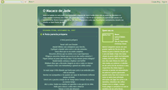 Desktop Screenshot of macacodejade.blogspot.com