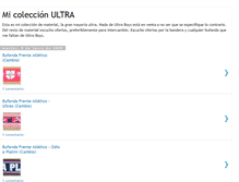 Tablet Screenshot of coleccionultra.blogspot.com