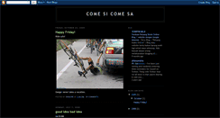 Desktop Screenshot of comesicomesa.blogspot.com