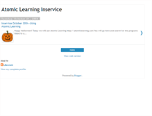 Tablet Screenshot of lbennettatomiclearning.blogspot.com