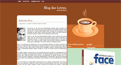 Desktop Screenshot of blogdaletras.blogspot.com