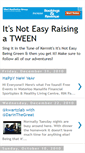 Mobile Screenshot of itsnoteasyraisingatween.blogspot.com