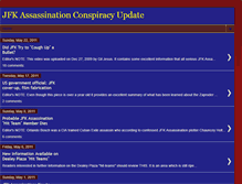 Tablet Screenshot of jfkassassinationconspiracyupdate.blogspot.com