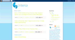 Desktop Screenshot of hrcriteria.blogspot.com