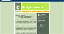 Desktop Screenshot of divulgandolaciencia.blogspot.com