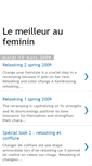 Mobile Screenshot of le-meilleur-au-feminin.blogspot.com