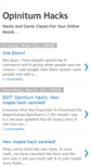 Mobile Screenshot of opinitumhacks.blogspot.com