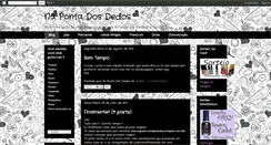 Desktop Screenshot of napontadosdedinhos.blogspot.com