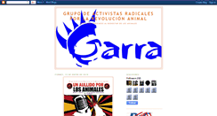 Desktop Screenshot of animalistasgarra.blogspot.com