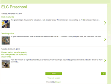 Tablet Screenshot of elcpreschool.blogspot.com