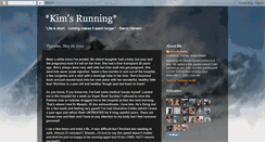 Desktop Screenshot of kimsrunningnow.blogspot.com