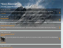 Tablet Screenshot of kimsrunningnow.blogspot.com