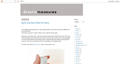 Desktop Screenshot of drastic-measures.blogspot.com