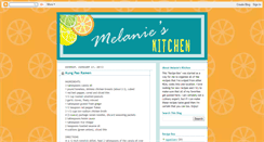 Desktop Screenshot of melanieskitchen.blogspot.com