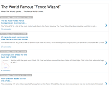 Tablet Screenshot of fencewizard.blogspot.com