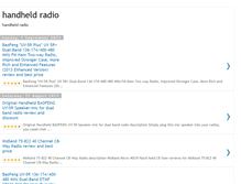 Tablet Screenshot of handheldradioreview.blogspot.com