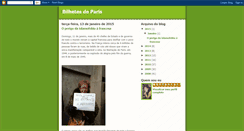 Desktop Screenshot of bilhetesdeparis.blogspot.com