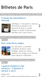 Mobile Screenshot of bilhetesdeparis.blogspot.com