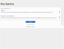 Tablet Screenshot of buyzyprexaonline.blogspot.com