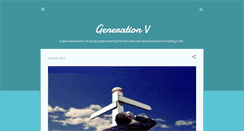 Desktop Screenshot of generationvoc.blogspot.com